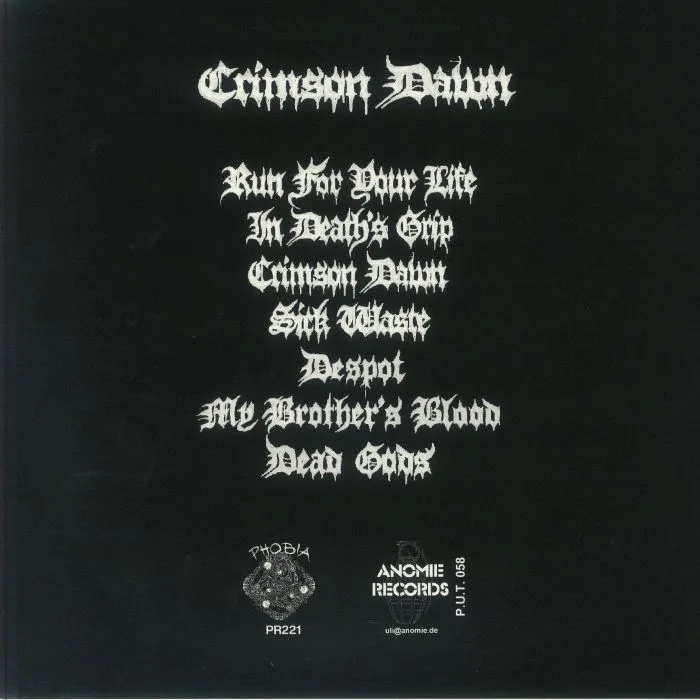 Back cover — AHNA — Crimson Dawn