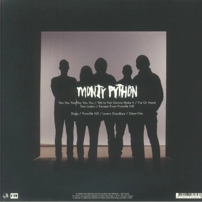 Back cover — The BEAR QUARTET — Monty Python