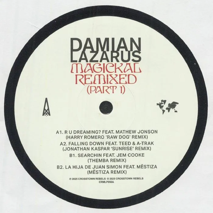 Лицевая сторона обложки — Damian LAZARUS — Magickal Remixed: Part I