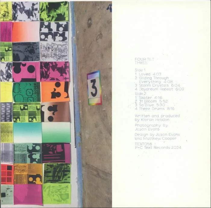 Обратная сторона обложки — FOUR TET — Three