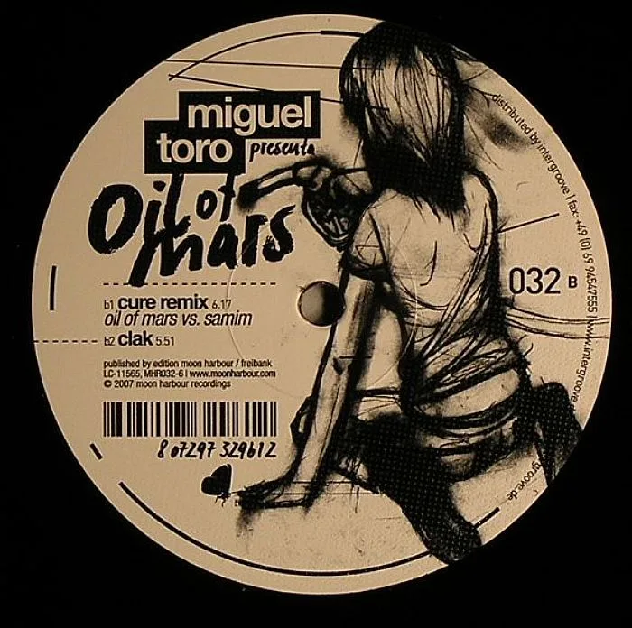 Back cover — Miguel TORO presents OIL OF MARS — Cure (Samim remix)