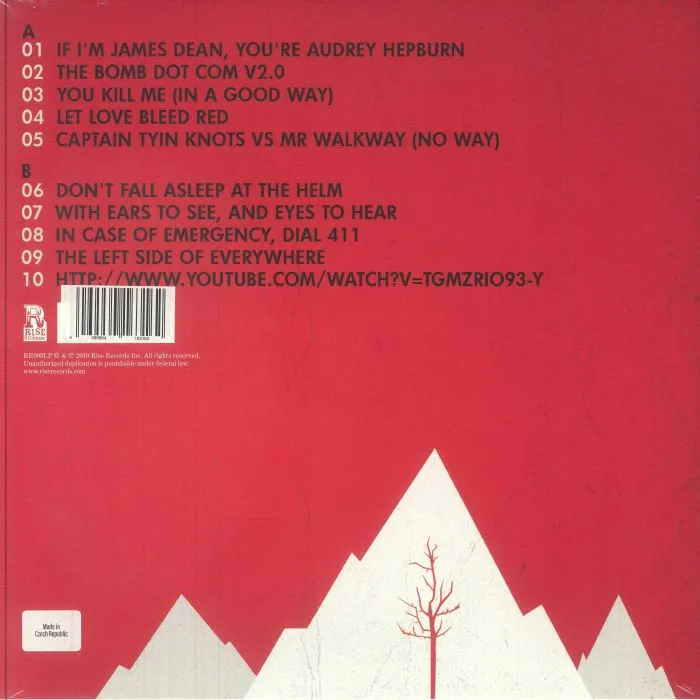 Back cover — SLEEPING WITH SIRENS — With Ears To See & Eyes To Hear