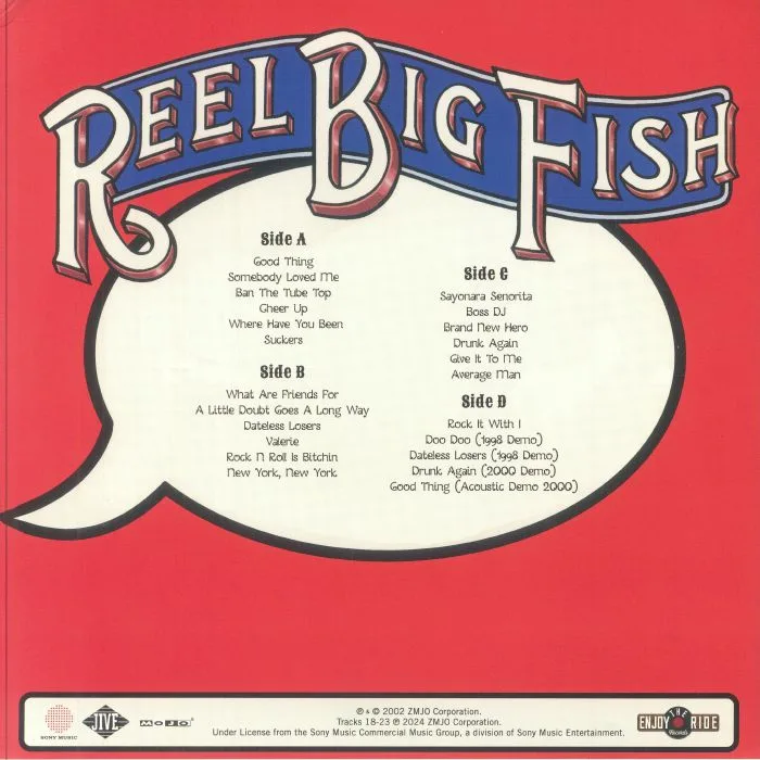 Обратная сторона обложки — REEL BIG FISH — Cheer Up