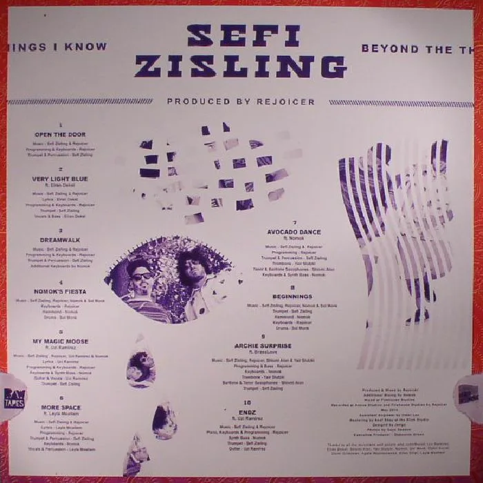 Обратная сторона обложки — SEFI ZISLING — Beyond The Things I Know