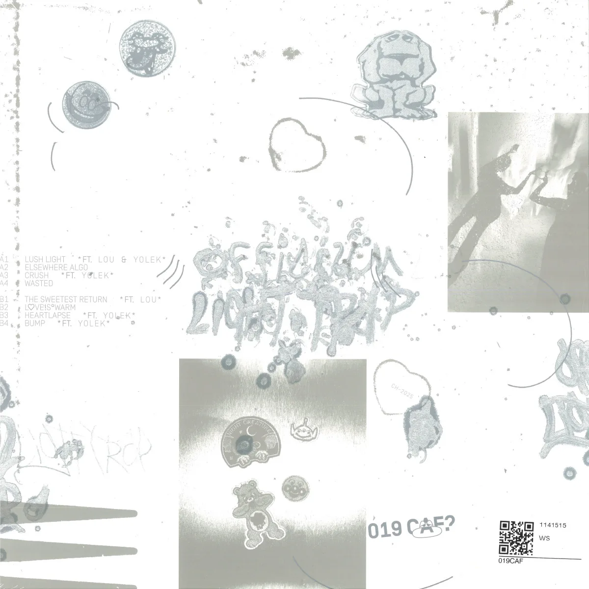 Back cover — Officium — LIGHT TRAP LP