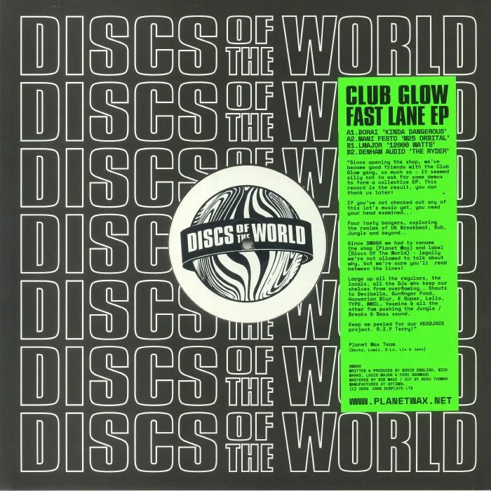 CLUB GLOW — Fast Lane EP