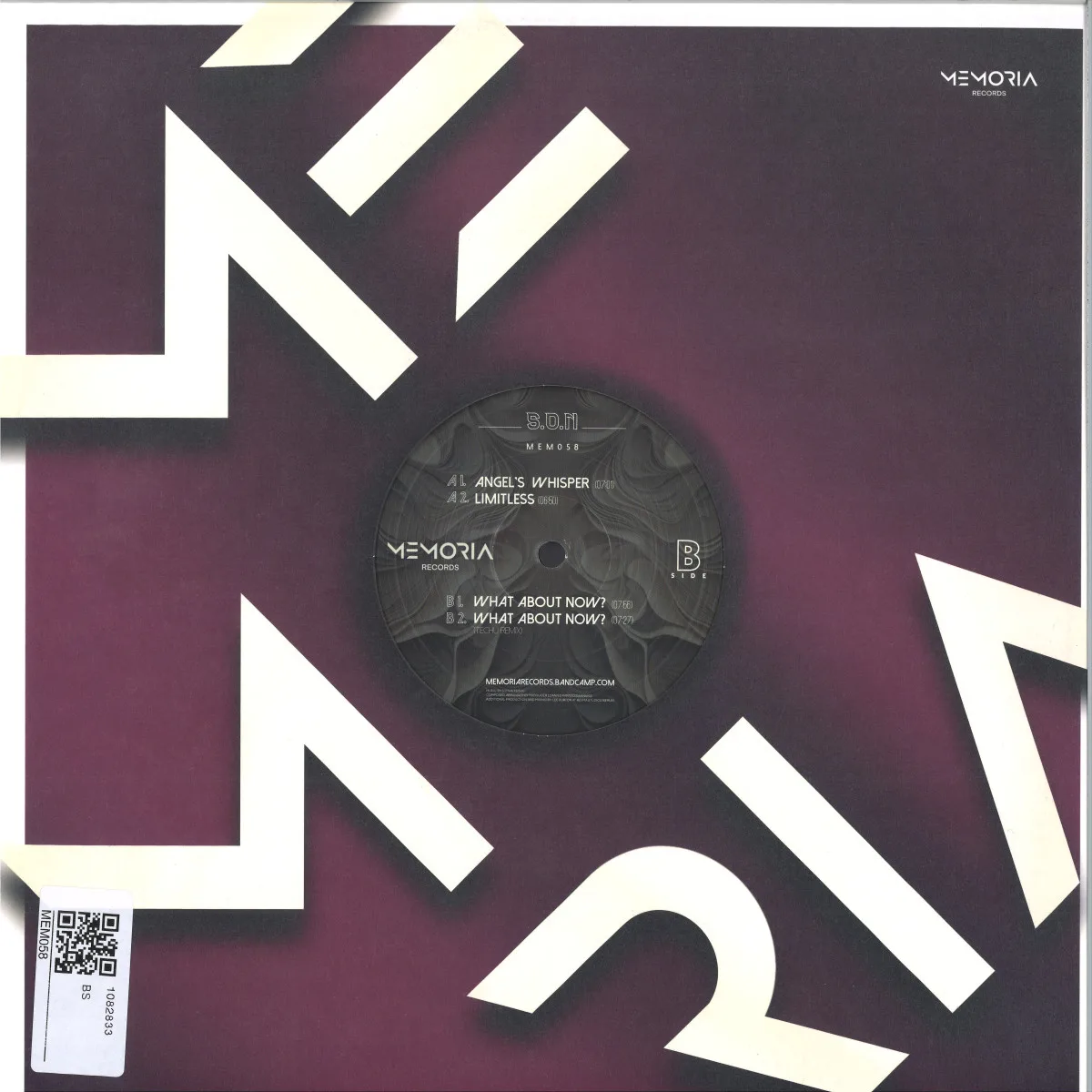 Back cover — S.O.N — Angel's Whisper EP