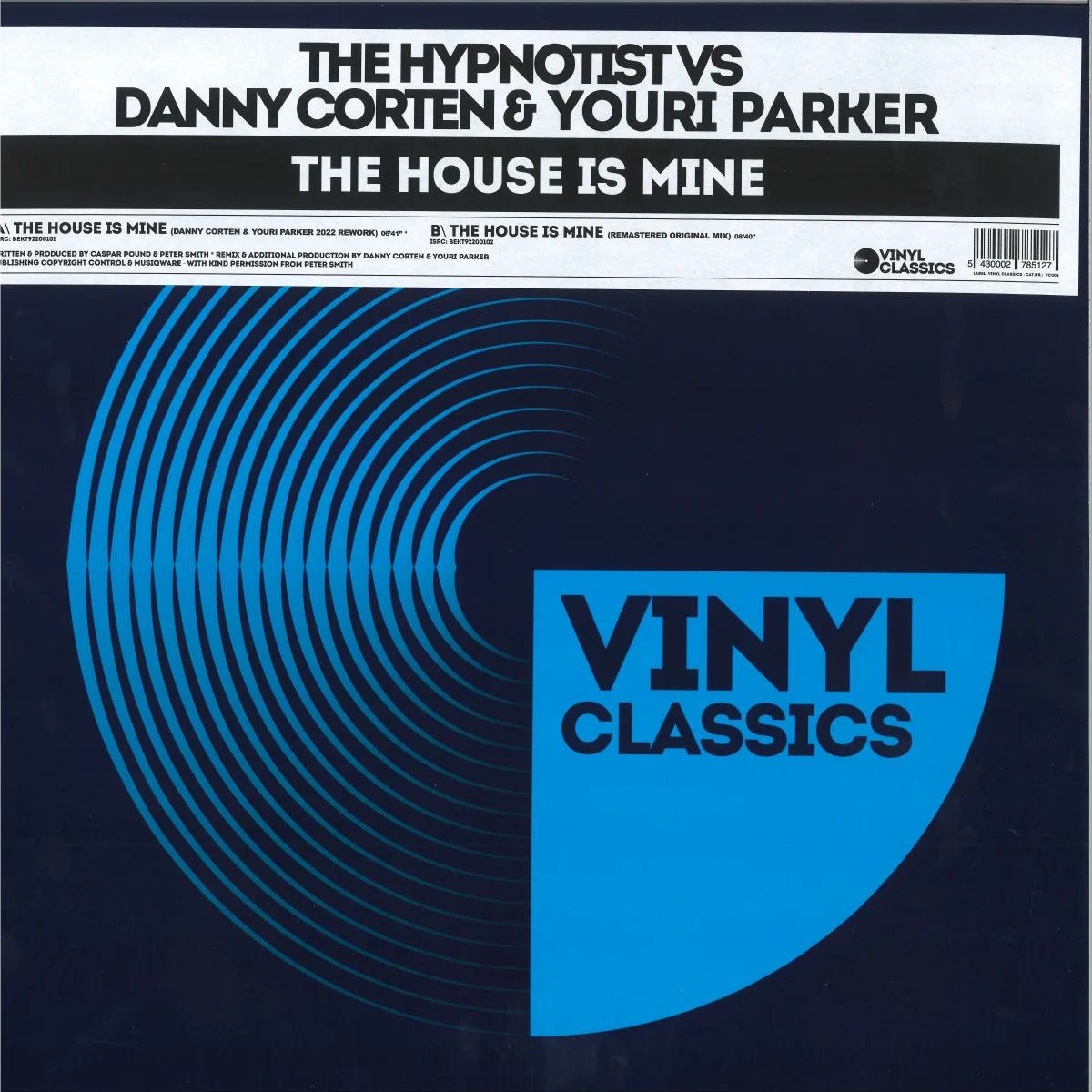Danny Corten&Youri Parker/The Hypnotist — The House Is Mine