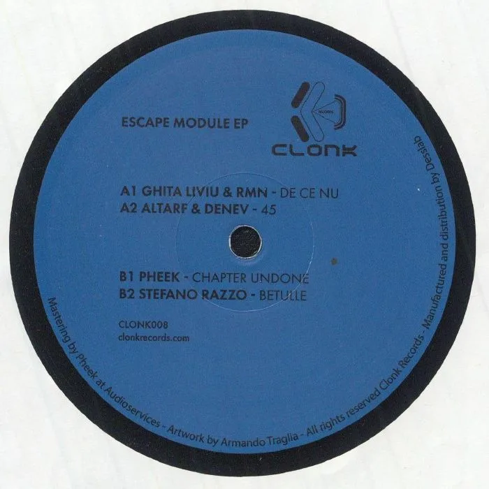 Лицевая сторона обложки — Ghita LIVIU / RMN / ALTARF / DENEV / PHEEK / STEFANO RAZZO — Escape Module EP