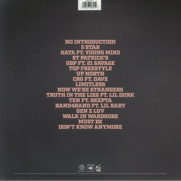 Back cover — CENTRAL CEE — Can't Rush Greatness
