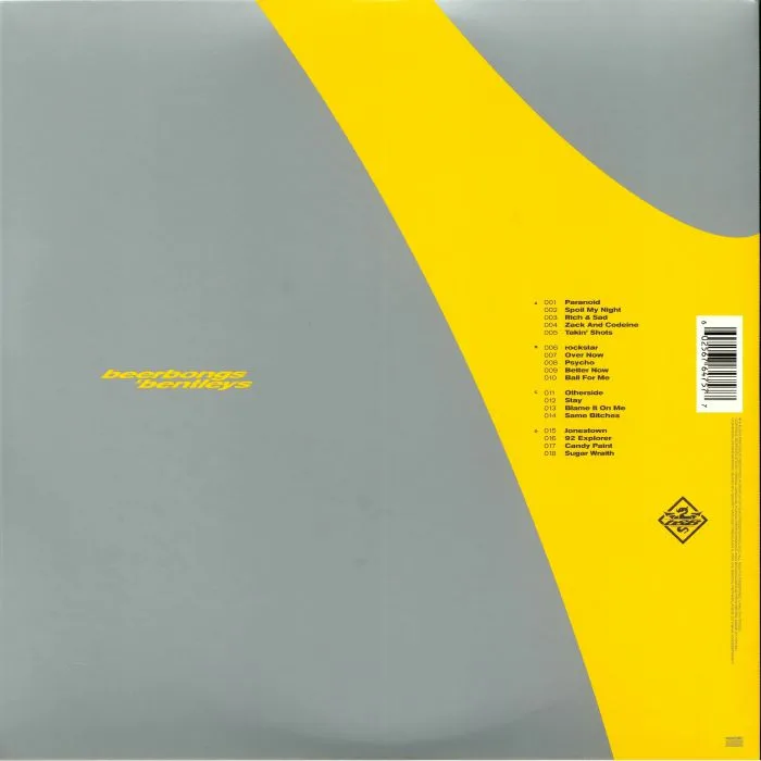 Back cover — POST MALONE — Beerbongs & Bentleys
