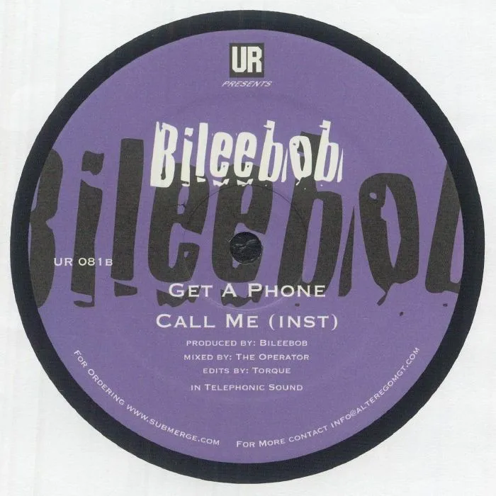 Обратная сторона обложки — BILEEBOB aka JOHN WILLIAMS — Call Me (reissue)