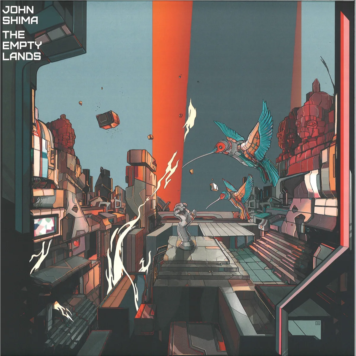 Back cover — John Shima — The Empty Lands LP 2x12"