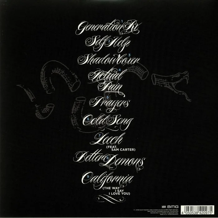Back cover — GOOD CHARLOTTE — Generation RX