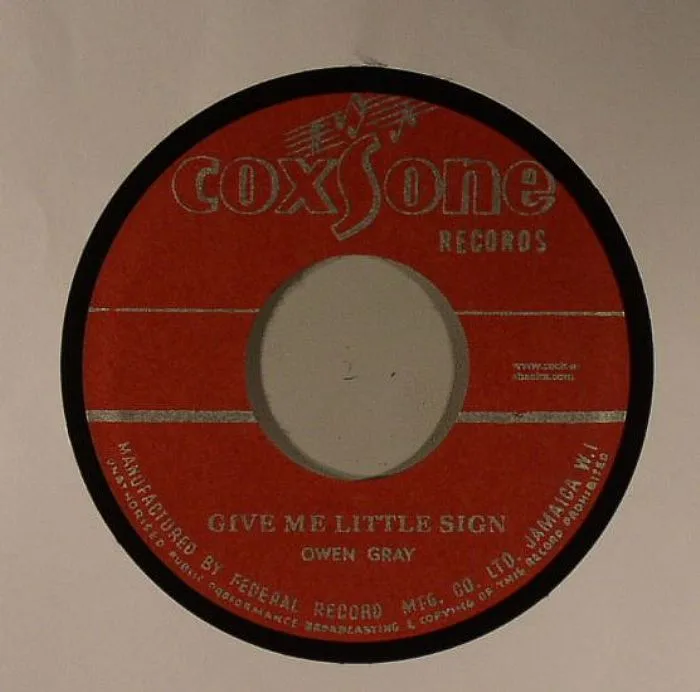 Обратная сторона обложки — Owen GRAY / ROY RICHARDS & THE SOUL VENDERS — Give Me Little Sign