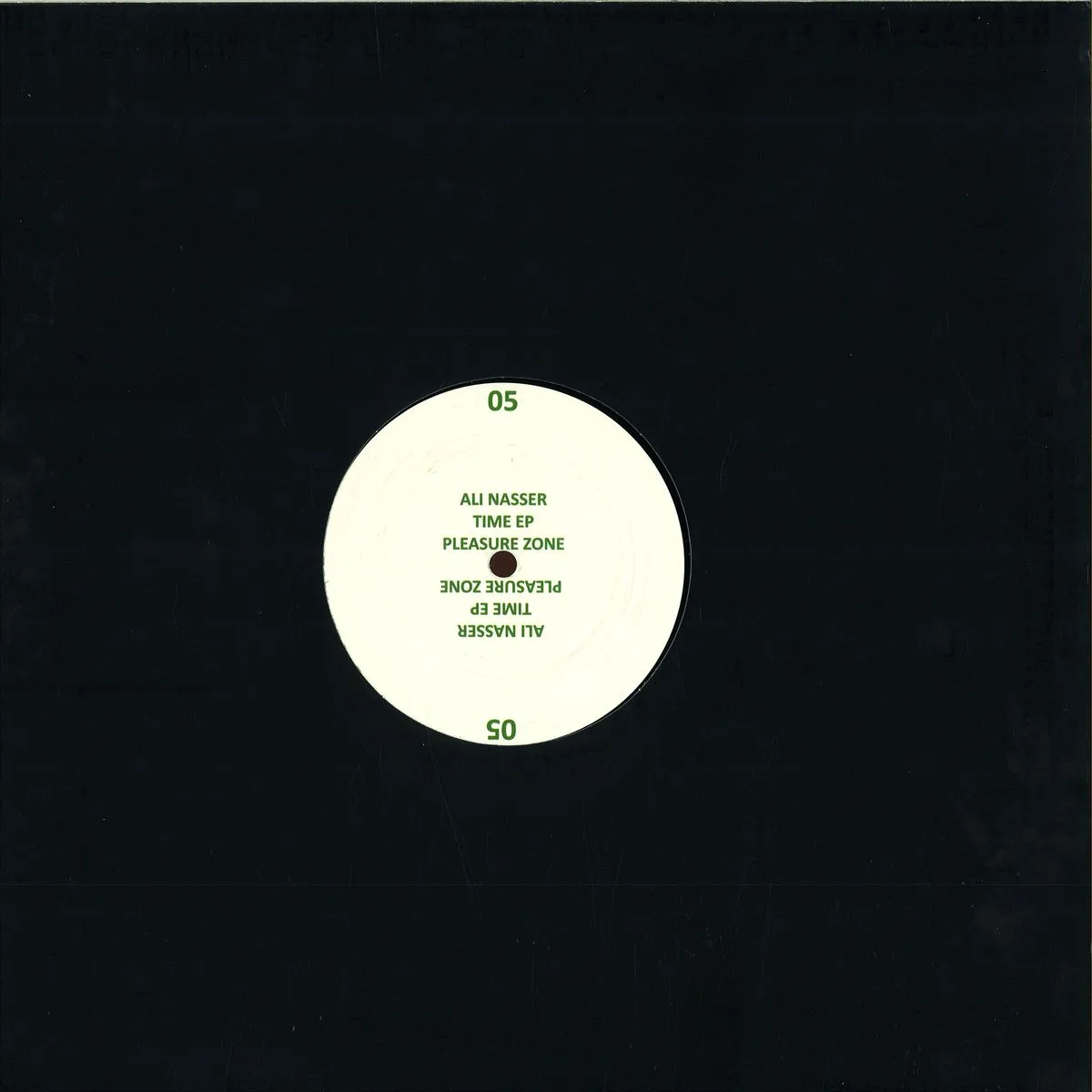 Back cover — Ali Nasser — Time Ep