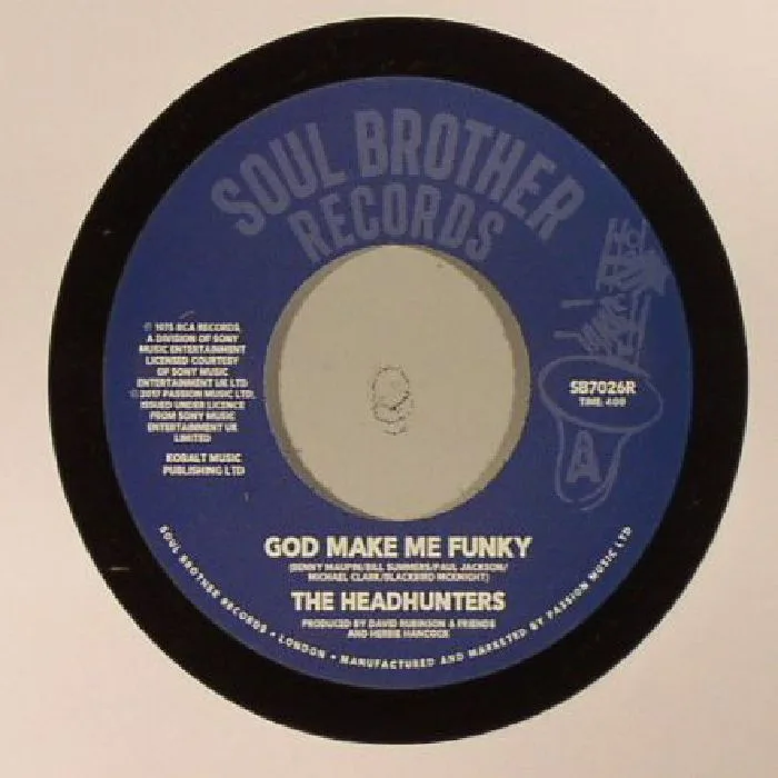 Лицевая сторона обложки — The HEADHUNTERS — God Make Me Funky (reissue)