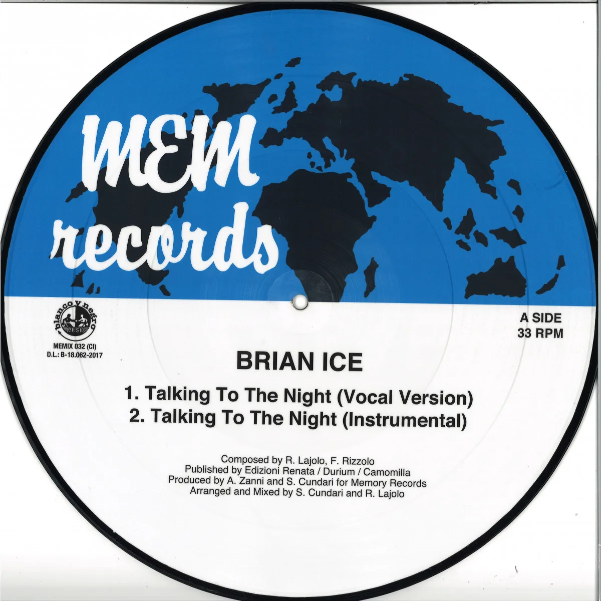 Brian Ice — Talking To The Night EP