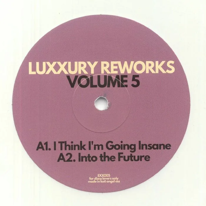 Лицевая сторона обложки — LUXXURY — Reworks Volume 5 (reissue)