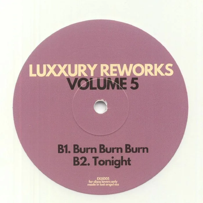 Обратная сторона обложки — LUXXURY — Reworks Volume 5 (reissue)