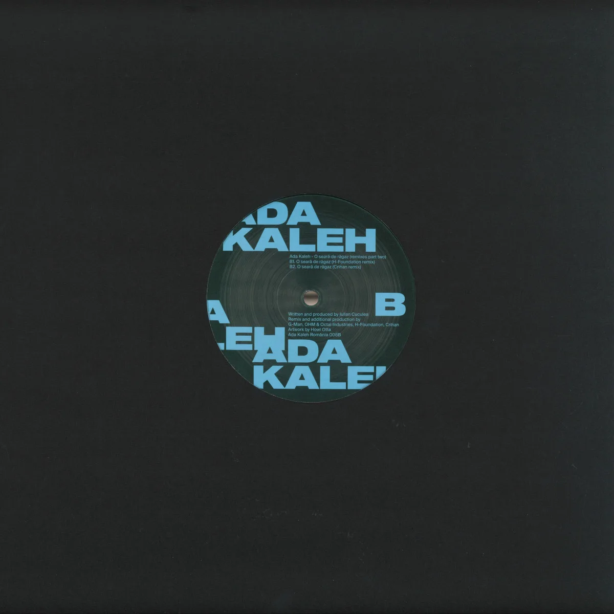 Back cover — Ada Kaleh — O SEARA DE RAGAZ EP PART TWOs