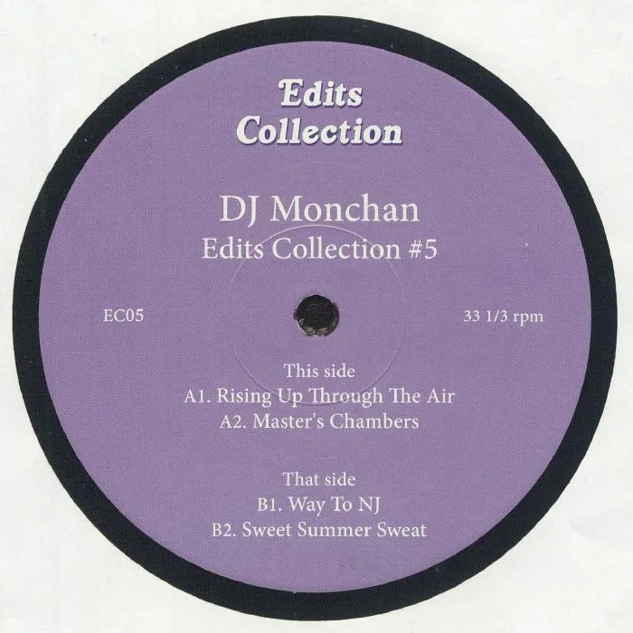 Front cover — DJ MONCHAN — Edits Collection 5