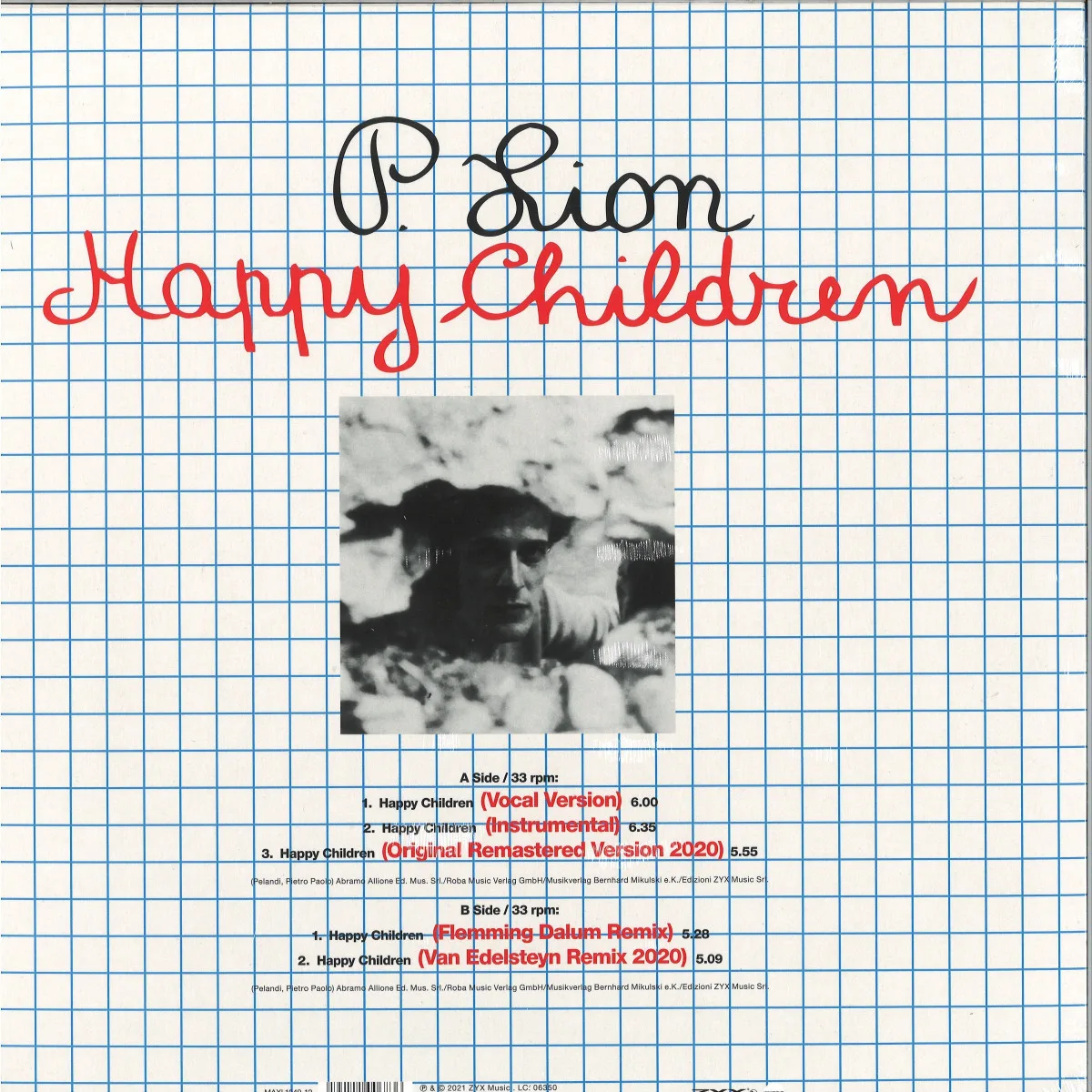 Обратная сторона обложки — P. Lion — HAPPY CHILDREN