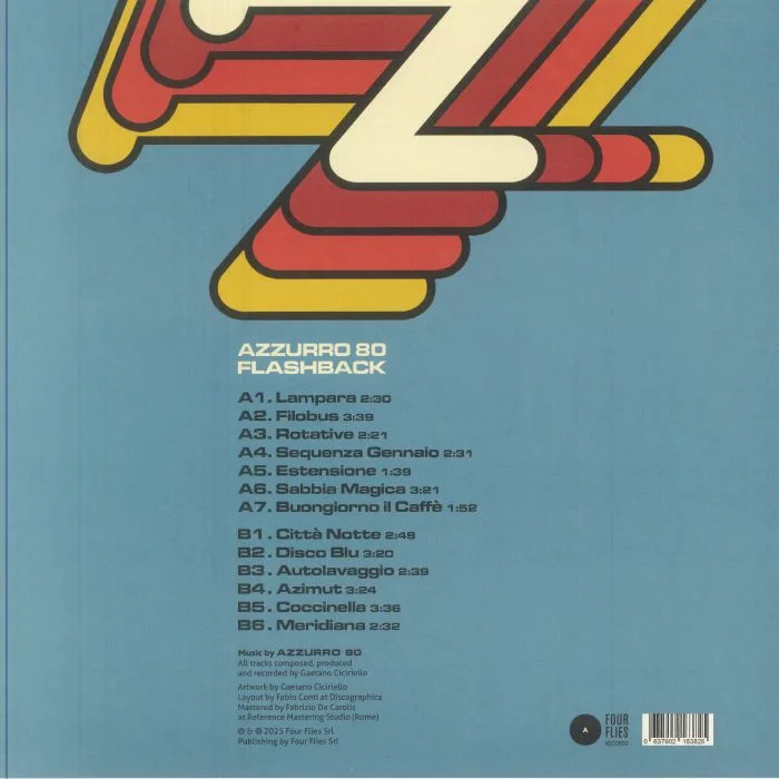 Back cover — AZZURRO 80 — Flashback