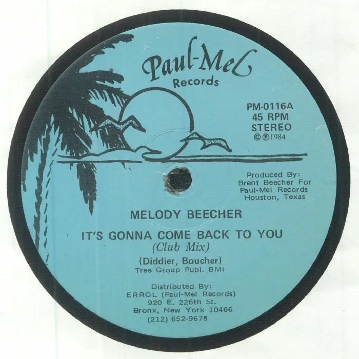 Front cover — MELODY BEECHER — It's Gonna Come Back To You (warehouse find)