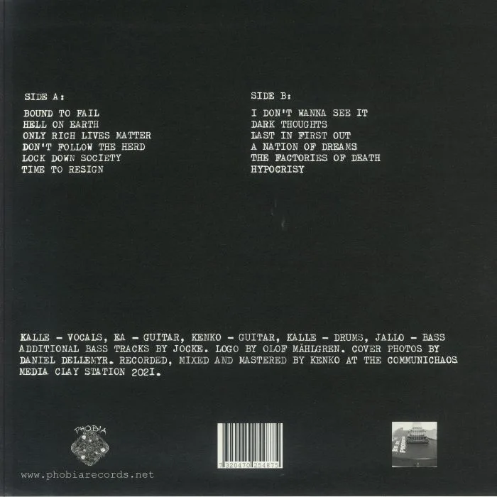 Back cover — VERDICT — Time To Resign