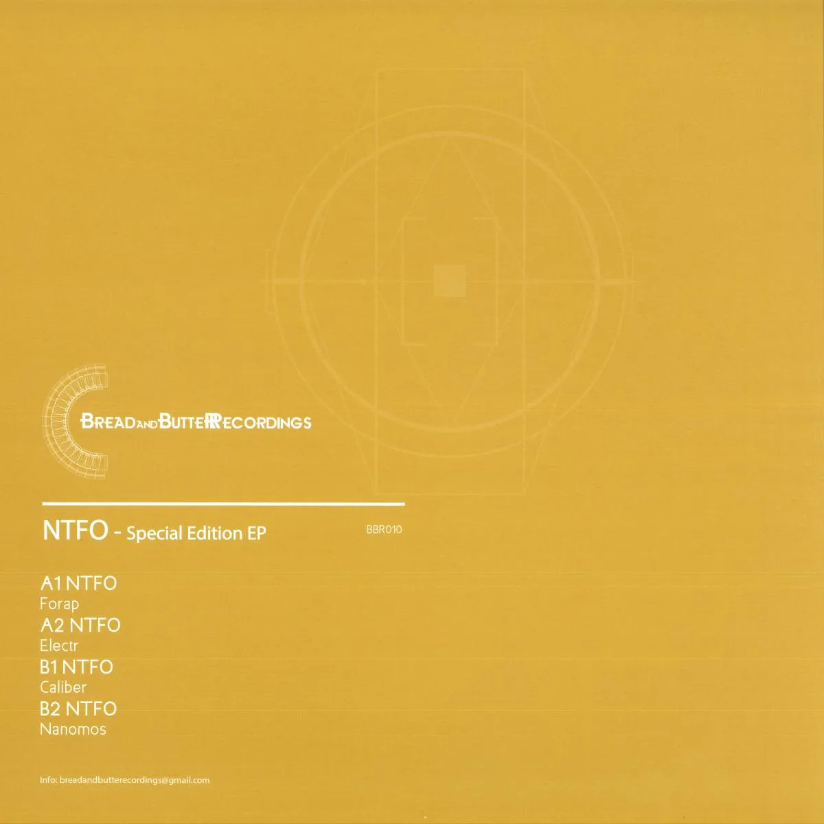 Back cover — NTFO — Special Edition EP