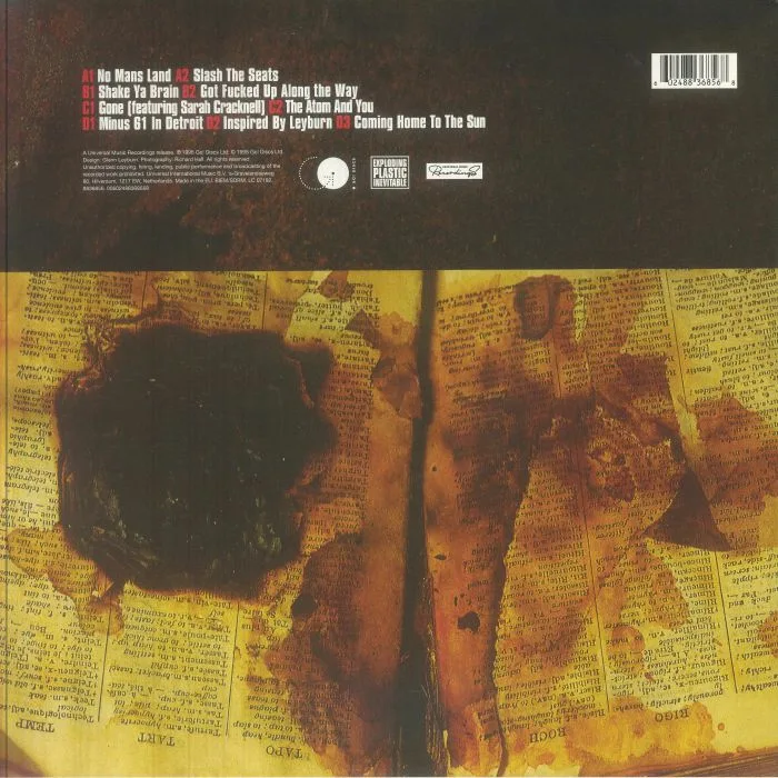 Обратная сторона обложки — David HOLMES — This Film's Crap Let's Slash The Seats (Record Store Day RSD 2026)