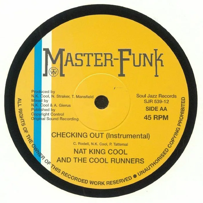 Обратная сторона обложки — NAT KING COOL / THE COOL RUNNERS — Checking Out