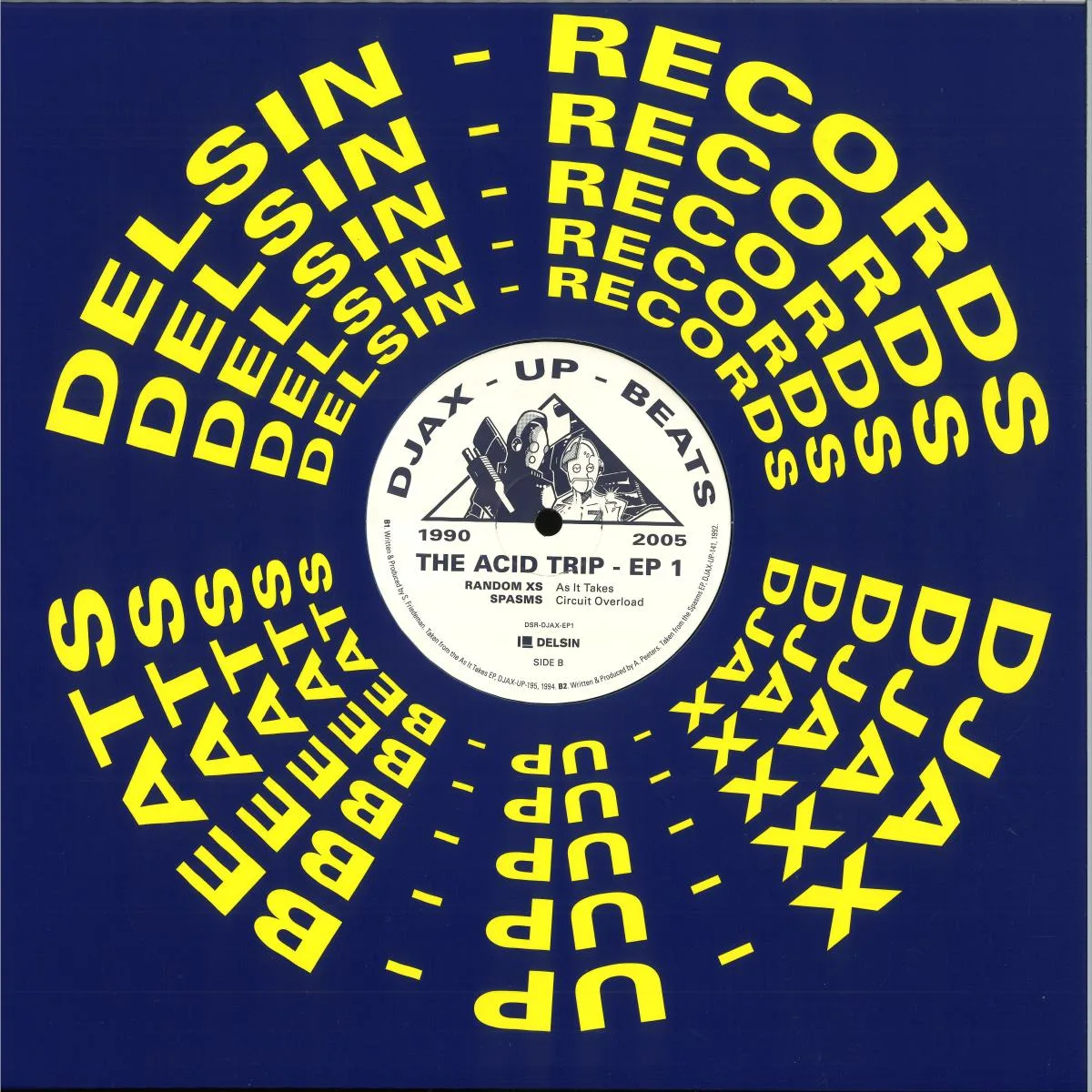 Back cover — Various — Djax-Up-Beats 1990-2005: The Acid Trip EP 1