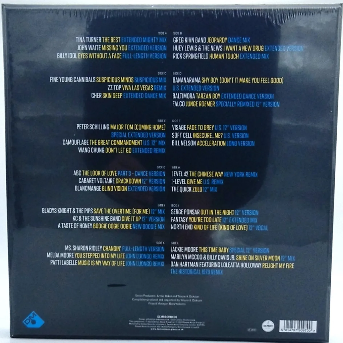Back cover — Various — Arthur Baker Presents Dance Masters - John Luongo (6x12")