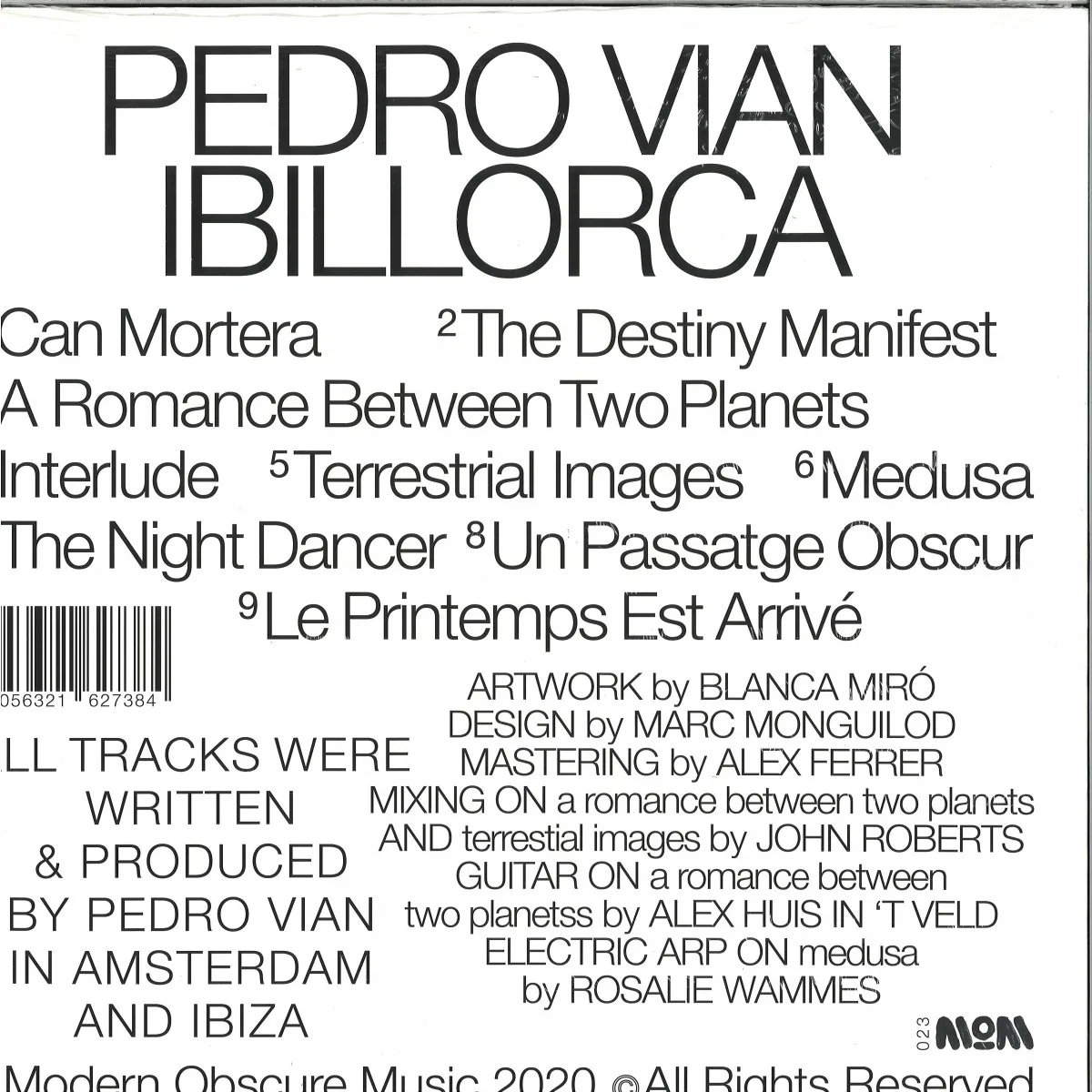 Back cover — Pedro Vian — Ibillorca