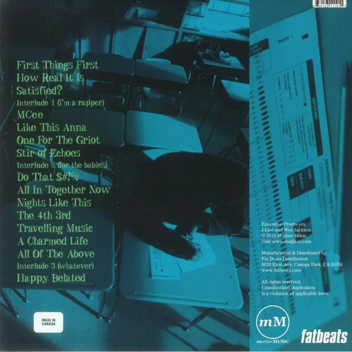 Back cover — J LIVE — All Of The Above (reissue)