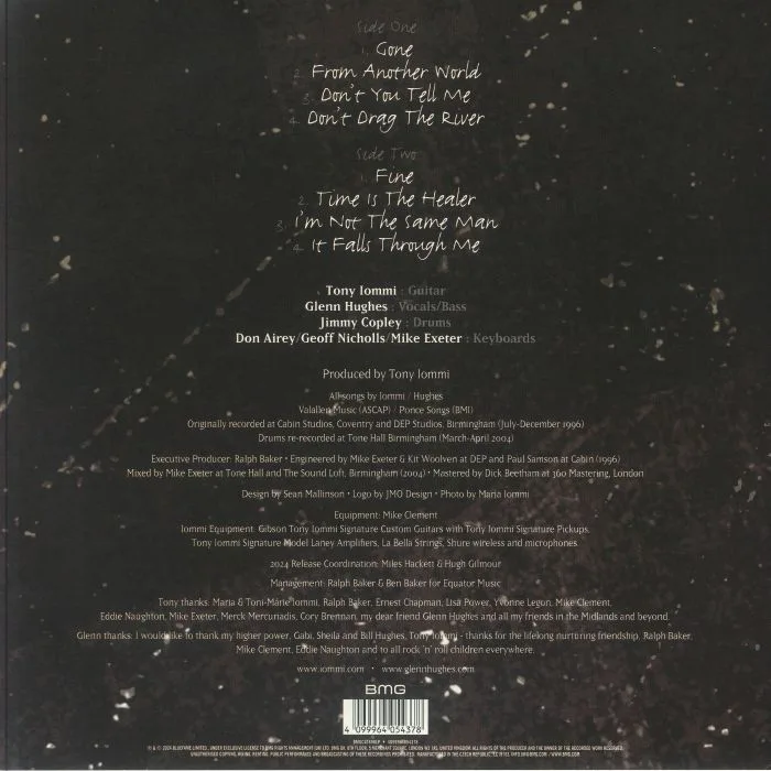 Обратная сторона обложки — IOMMI with GLENN HUGHES — The 1996 Dep Sessions (remastered)