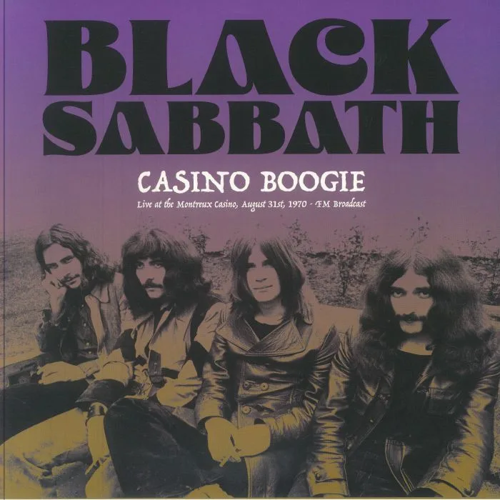 BLACK SABBATH — Casino Boogie: Live At The Montreux Casino August 31st 1970 FM Broadcast