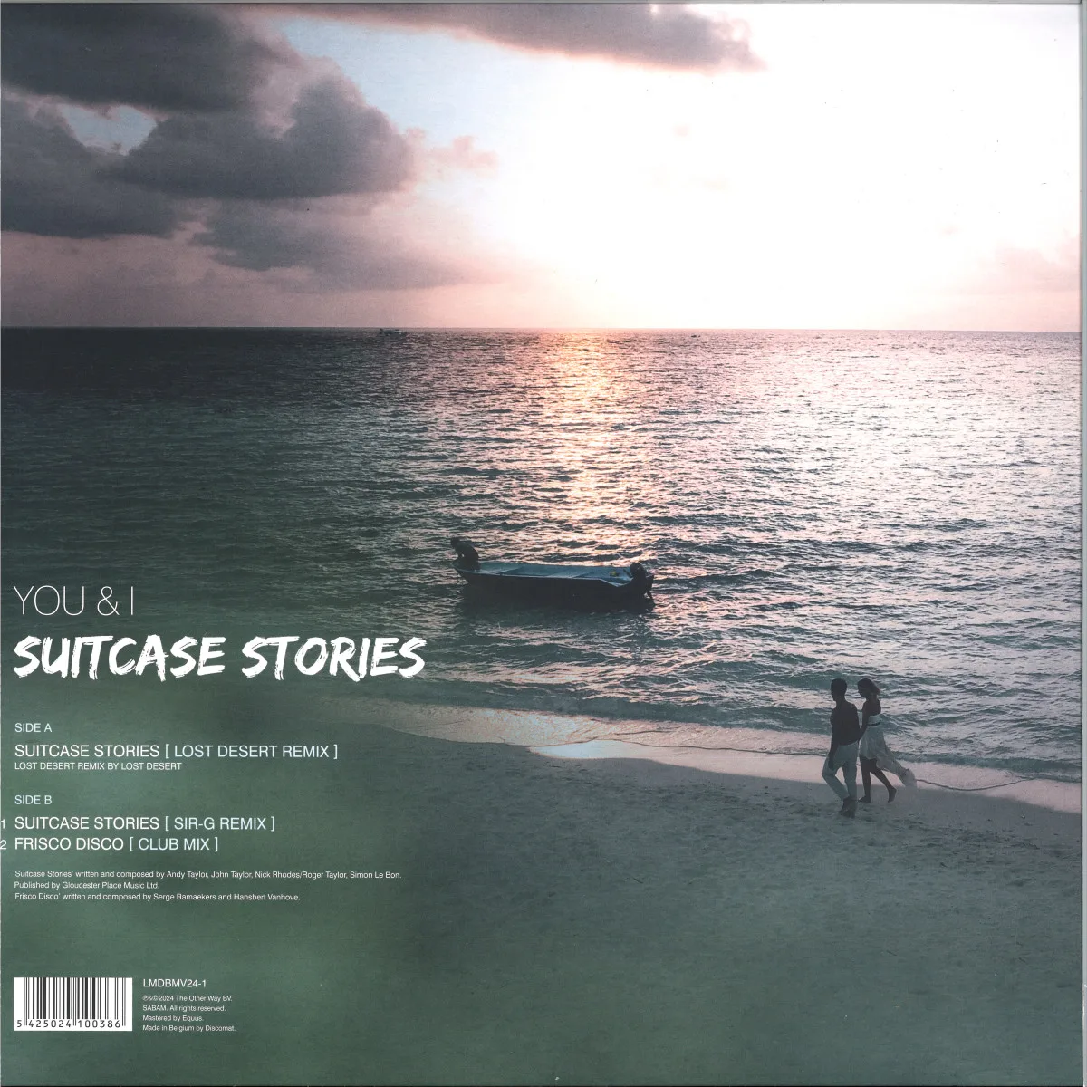 Обратная сторона обложки — You&I — SUITCASE STORIES (LOST DESERT REMIX)