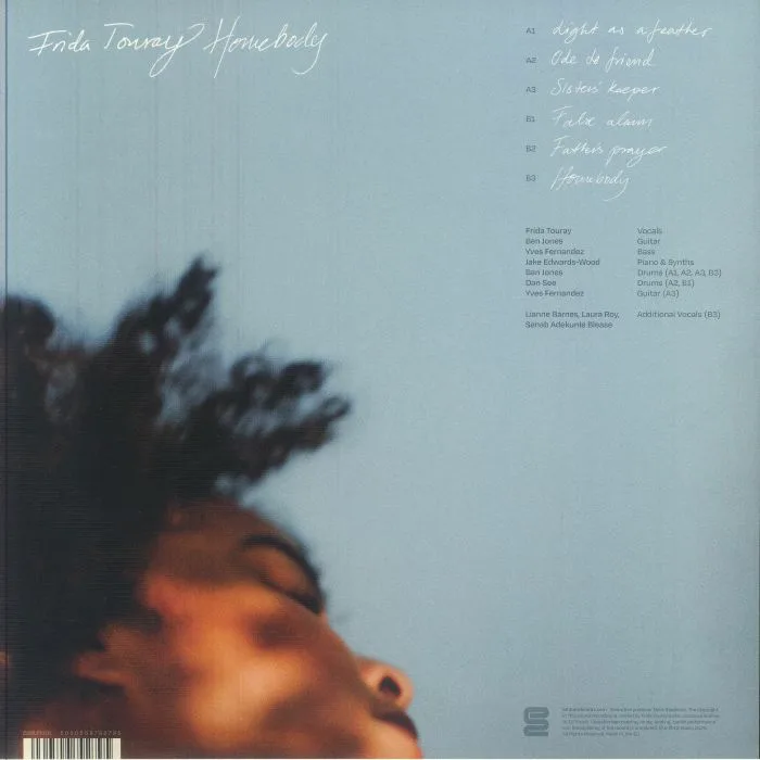 Back cover — Frida TOURAY — Homebody