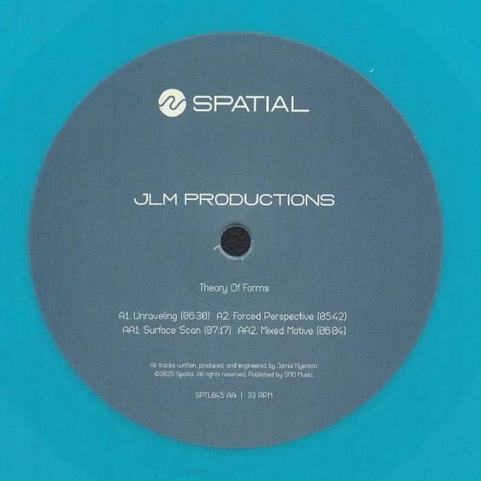 Back cover — JLM PRODUCTIONS — Theory Of Forms
