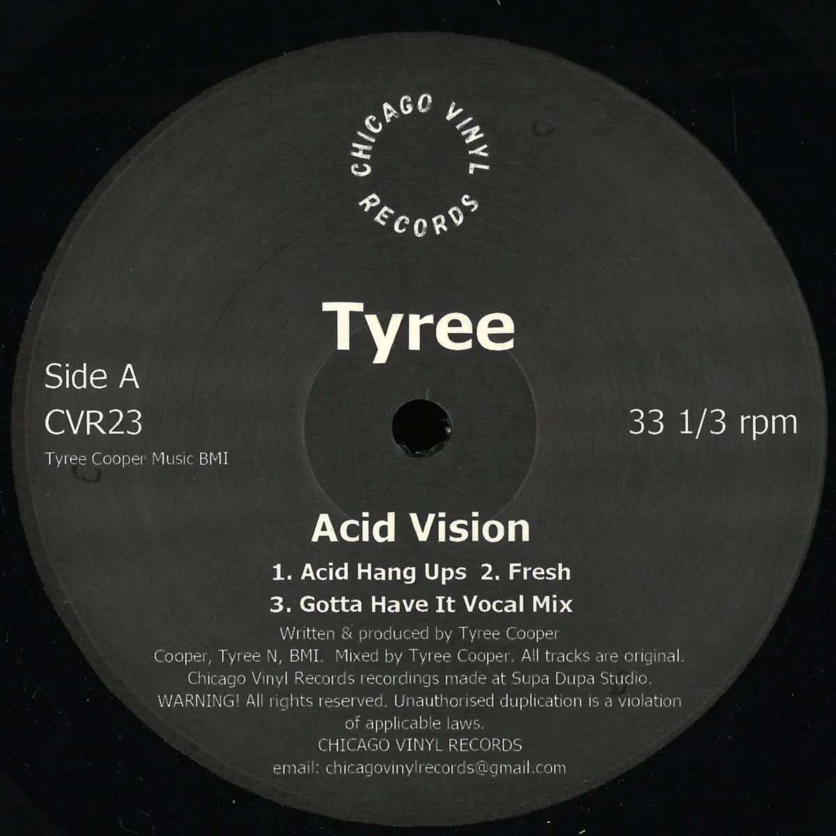 Tyree Cooper — Acid Vision