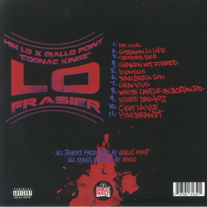 Back cover — HIM LO / GIALLO POINT — Lo Frasier