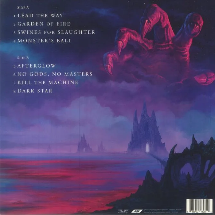 Back cover — SATAN'S FALL — Destination Destruction