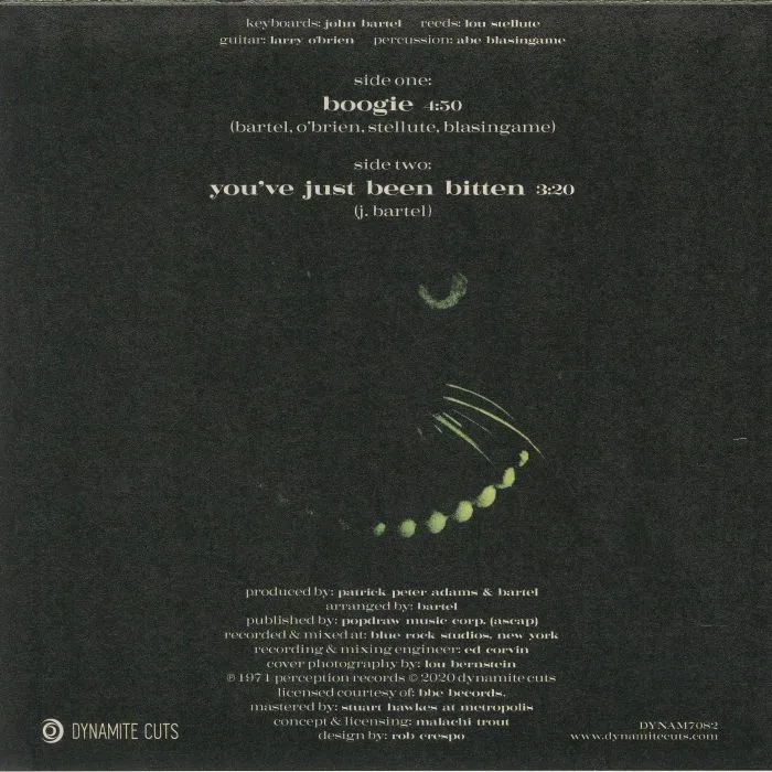 Back cover — BARTEL — Boogie