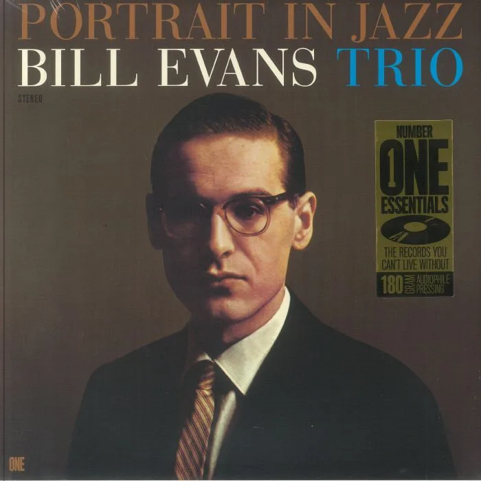 Лицевая сторона обложки — BILL EVANS TRIO — Portrait In Jazz (reissue)