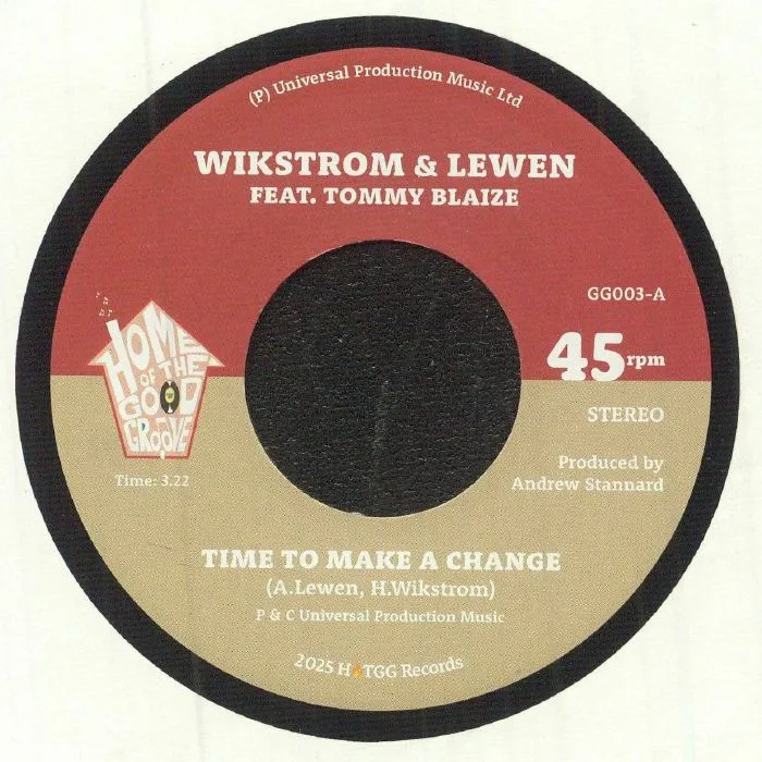 Лицевая сторона обложки — WIKSTROM & LEWEN — Time To Make A Change