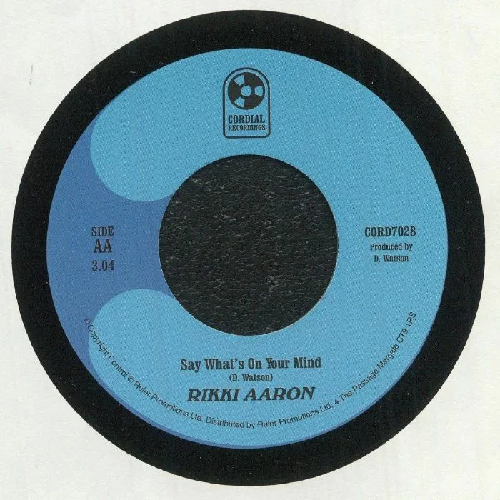 Back cover — RIKKI AARON — The Dream