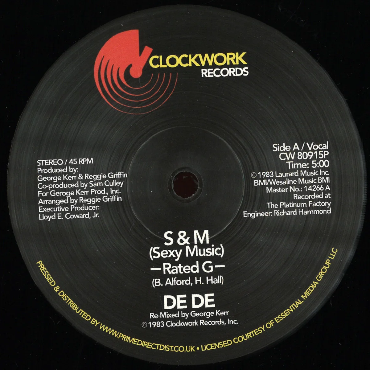 De De — S & M (Sexy Music)